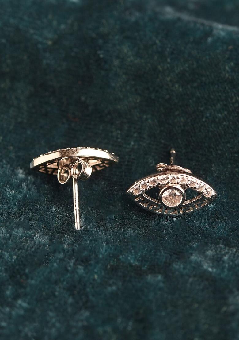 Silver Stone 925 Sterling Silver Earrings