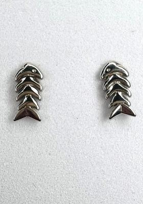 Silver Stone 925 Sterling Silver Earrings