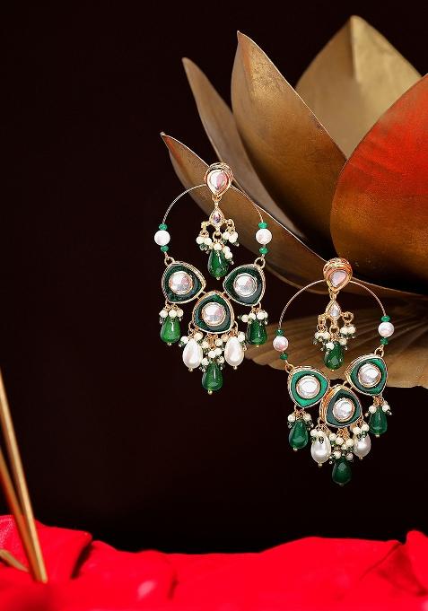 Palash Chandbali Earringss