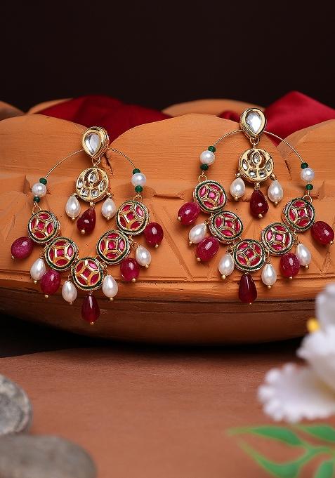 Gulrang Chandbali Earringss