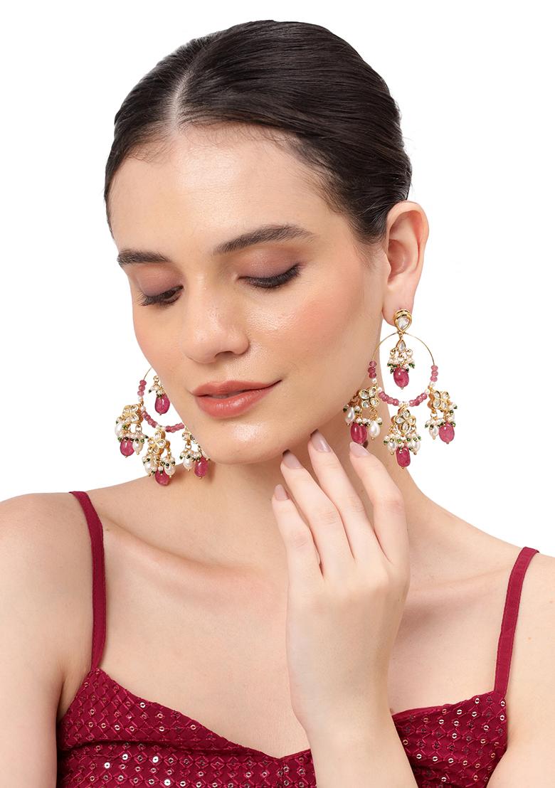 Summer Blossom Chandbali Earringss