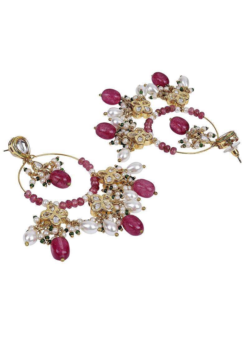 Summer Blossom Chandbali Earringss