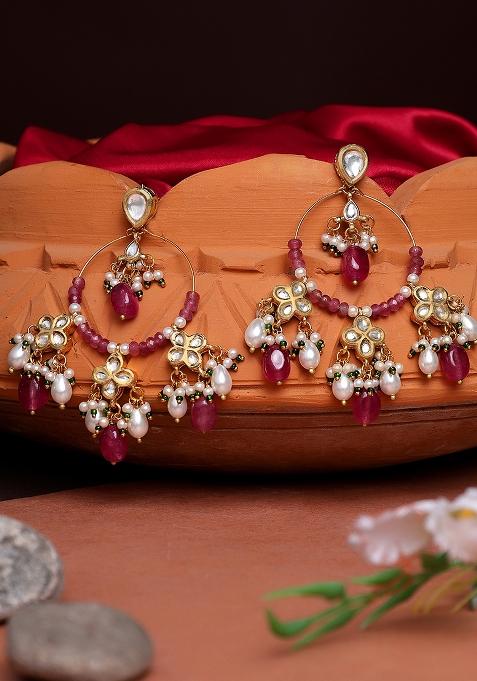 Summer Blossom Chandbali Earringss