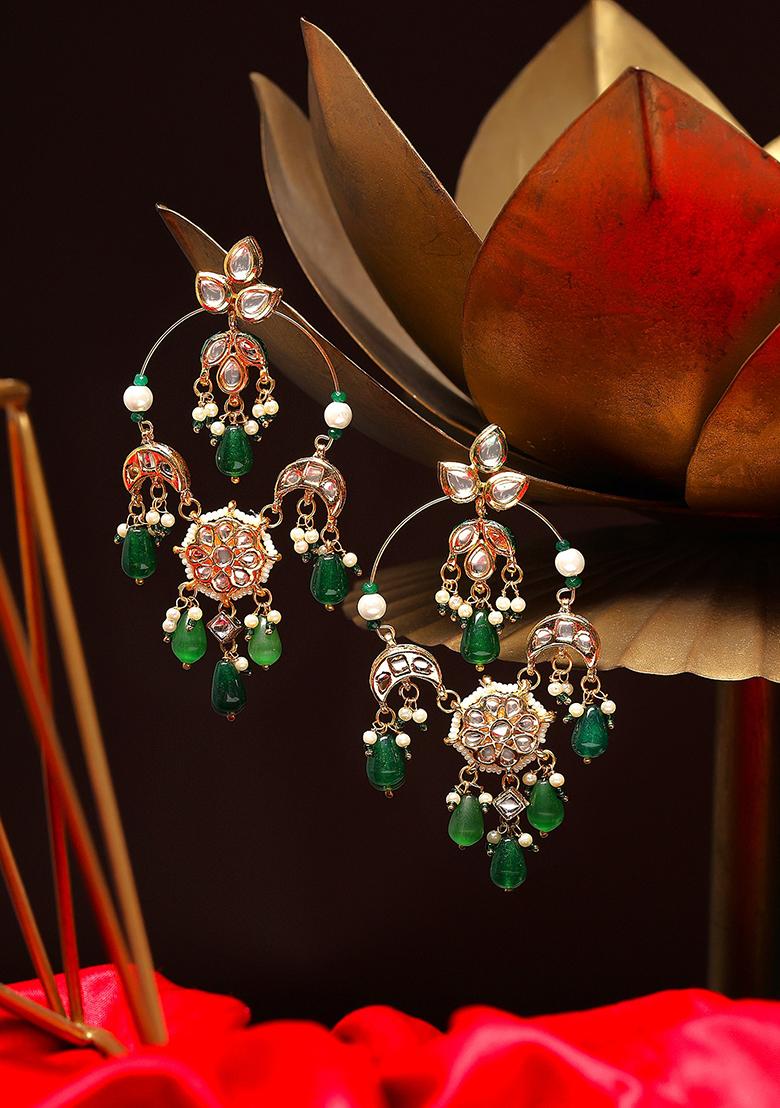 Gardenia Chandbali Earringss