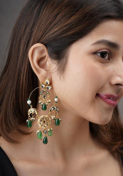 Gardenia Chandbali Earringss
