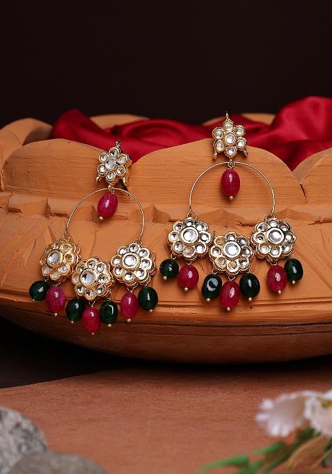 Phool Chandbali Earringss