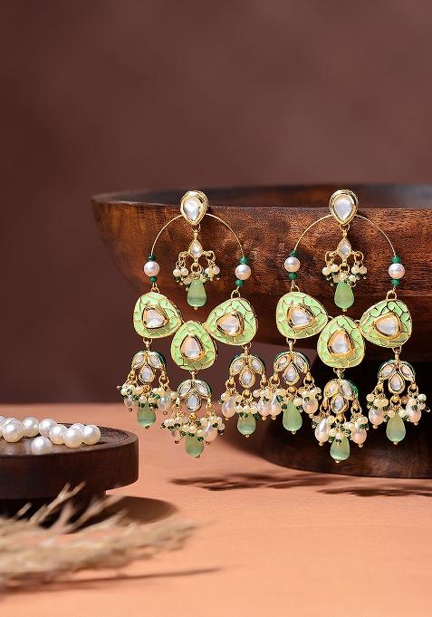 Mintara Chandbali Earrings
