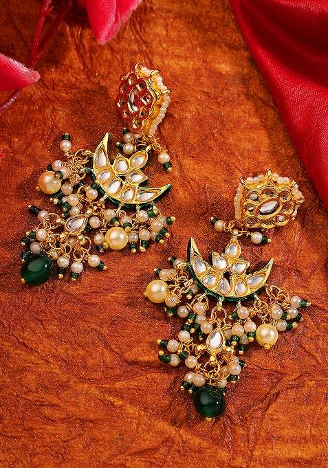 Ornate Chandbali Earrings Earrings