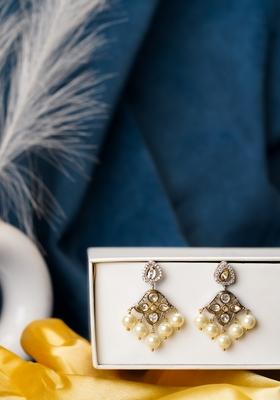 22Kt Gold Plated Radiant Royale Earrings