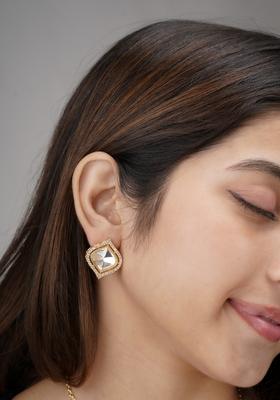 22Kt Gold Plated Sovereign Glow Earrings