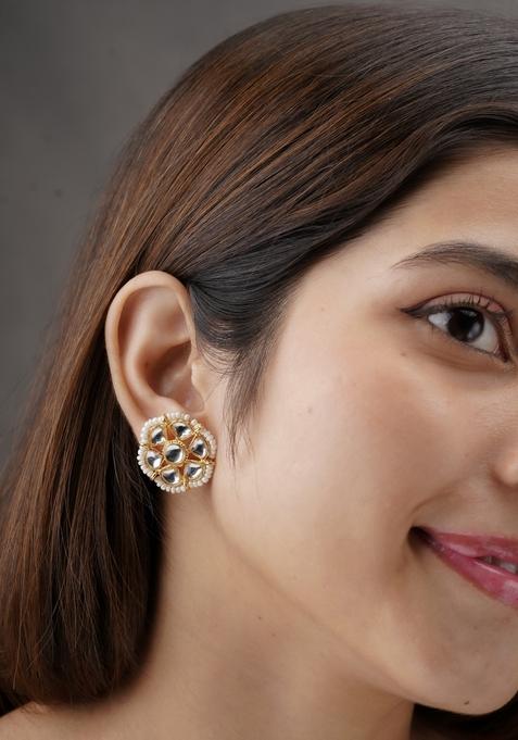 Kundan Flora Earrings