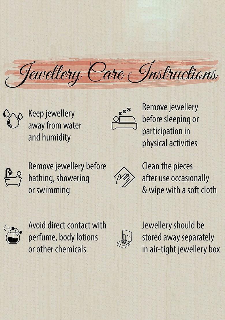 Silver Studded Rhodium Plated Earrings