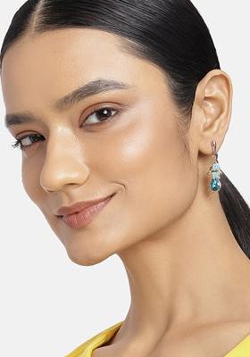 Rose Gold Solid Alloy Earrings