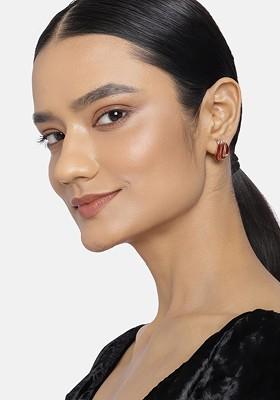 Gold Studded Alloy Earrings