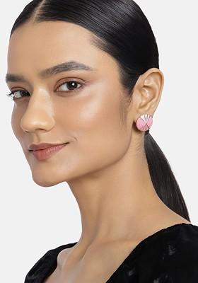 Gold Studded Alloy Earrings