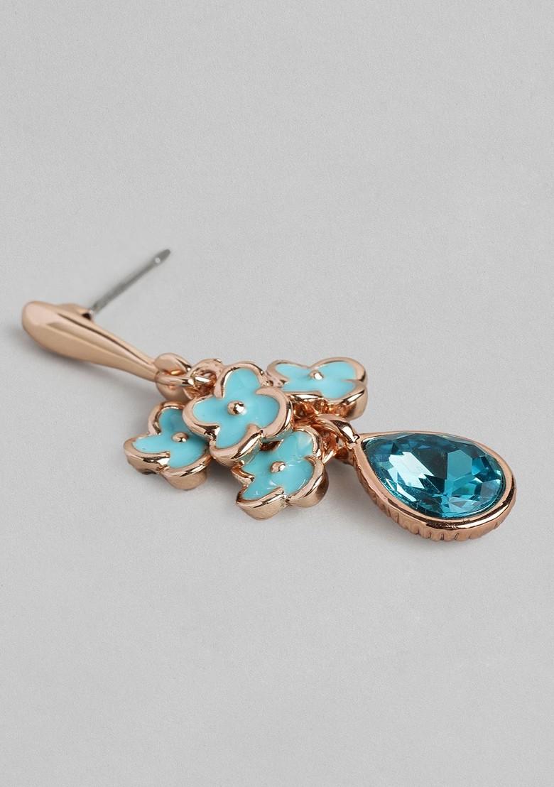 Rose Gold Solid Alloy Earrings