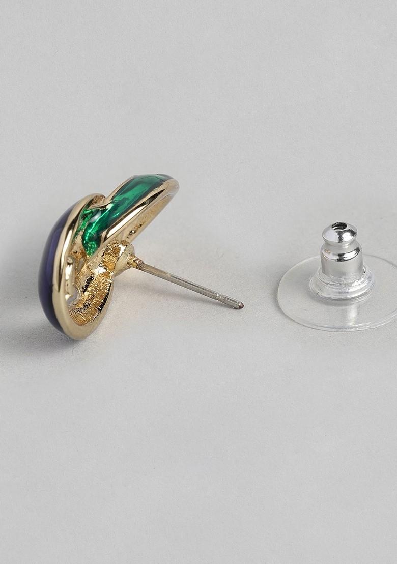 Gold Studded Alloy Earrings