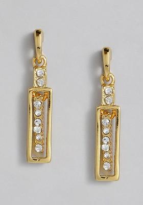 Gold Solid Alloy Earrings