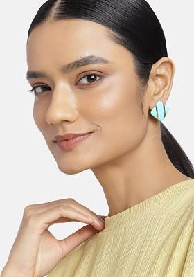 Gold Solid Alloy Earrings