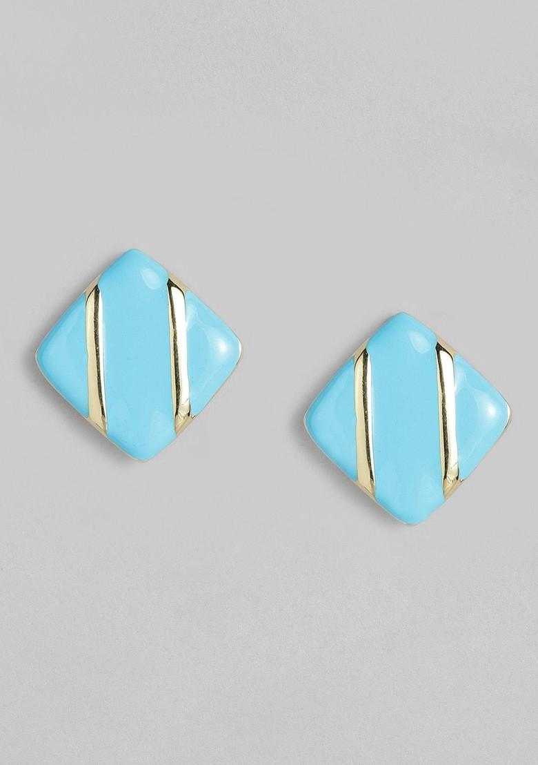 Gold Solid Alloy Earrings