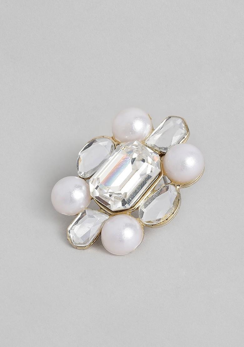 Gold Studded Alloy Earrings