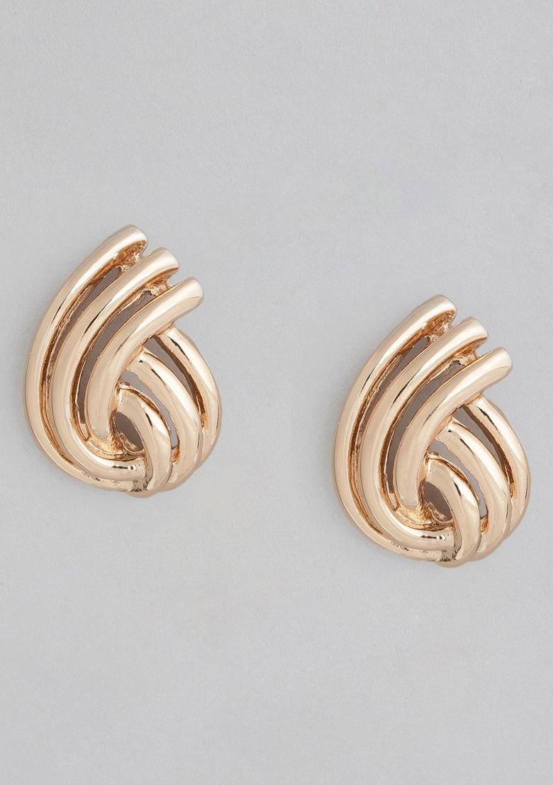 Gold Studded Alloy Earrings