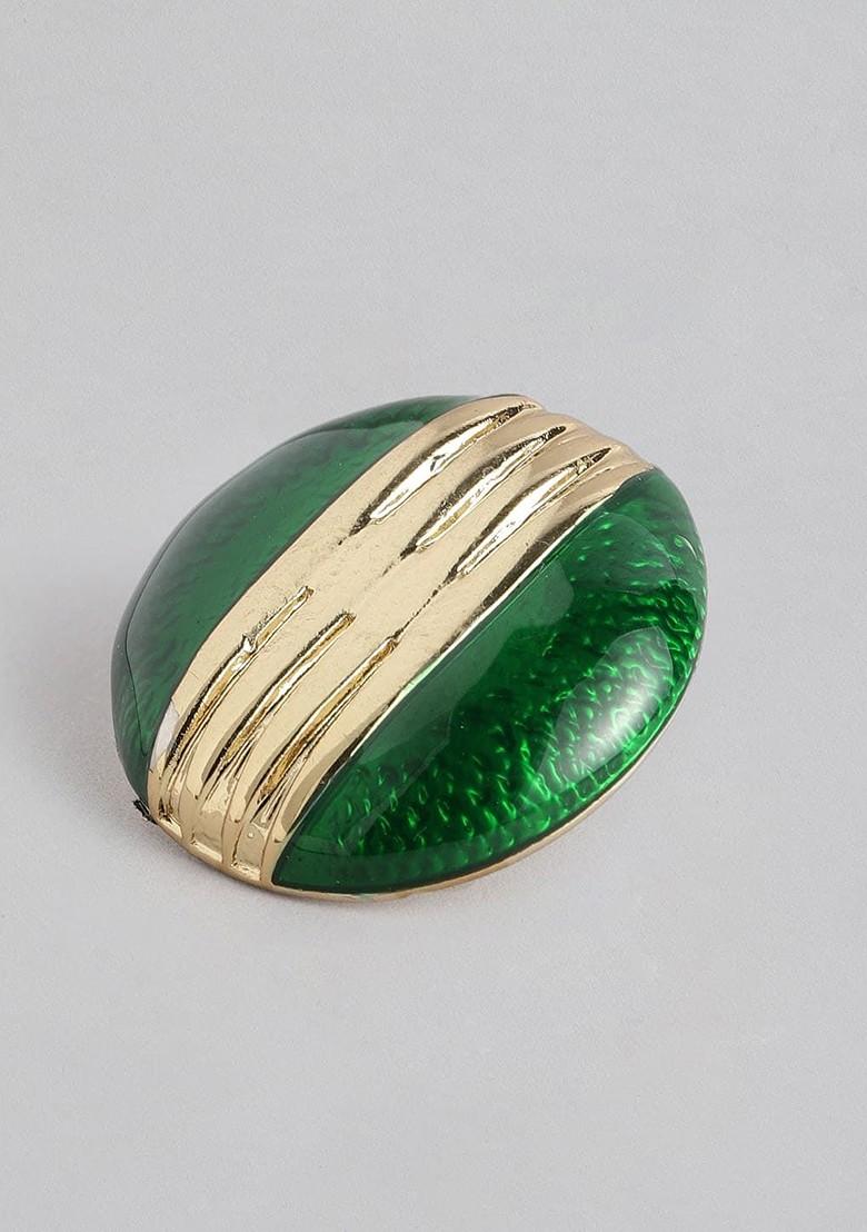 Gold Studded Alloy Earrings