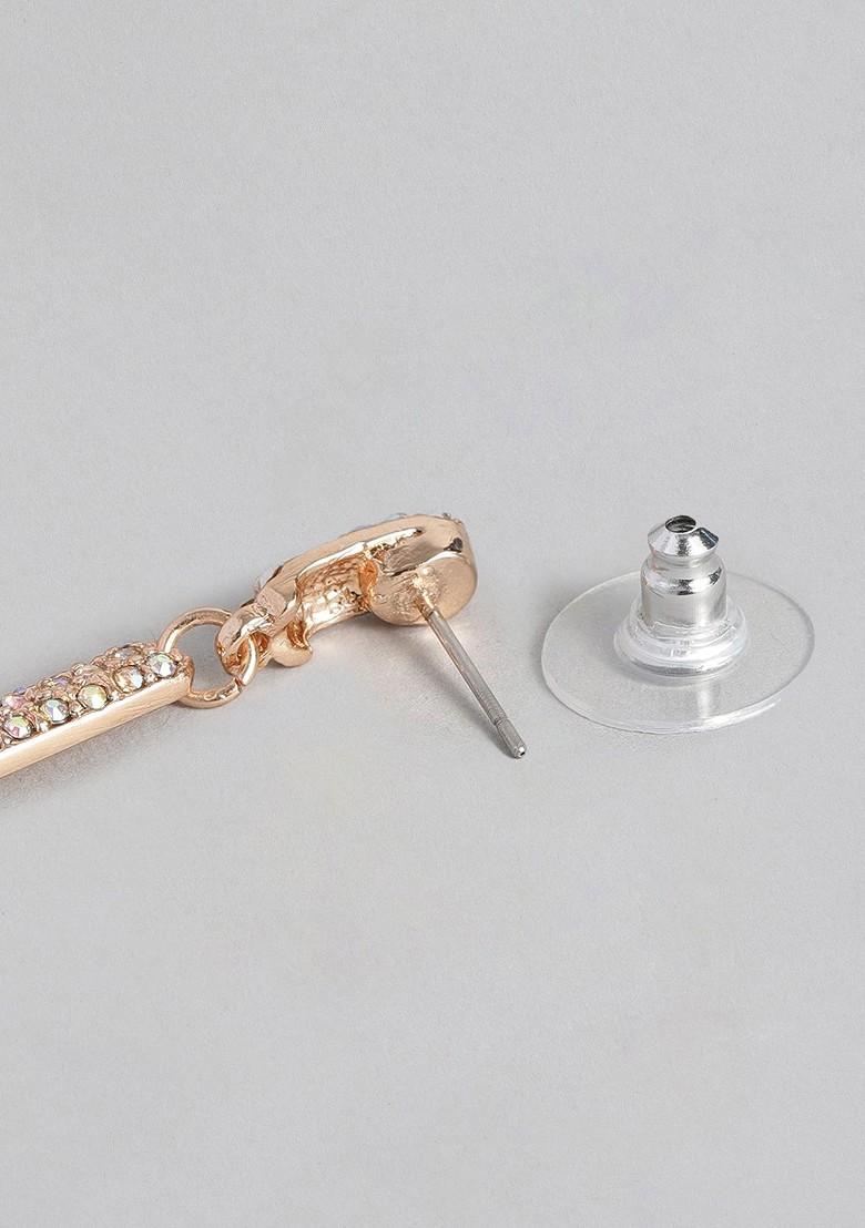 Gold Solid Alloy Earrings