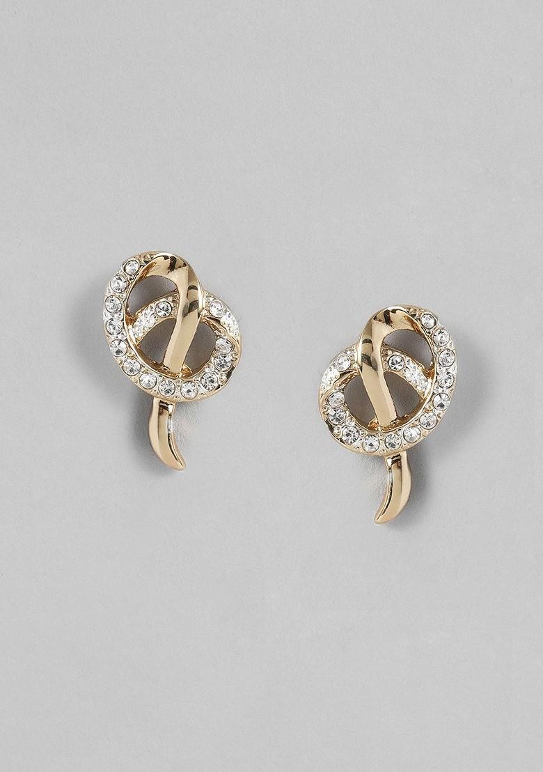 Gold Studded Alloy Earrings