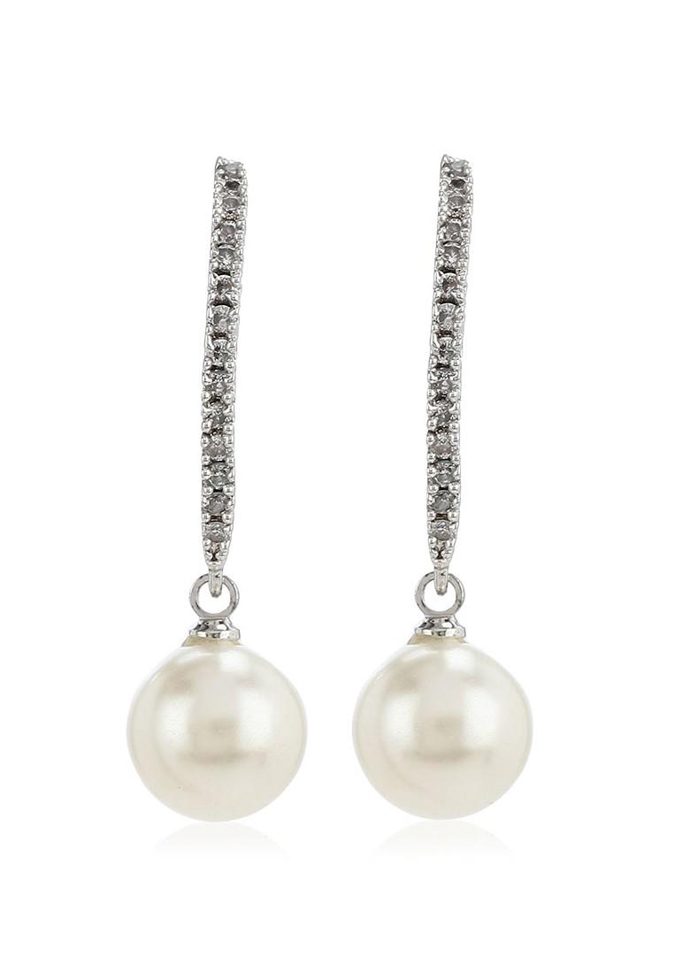 Rose Gold Solid Rhodium Plated Earrings