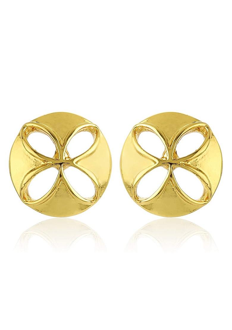 Gold Solid Gold Plated Earrings
