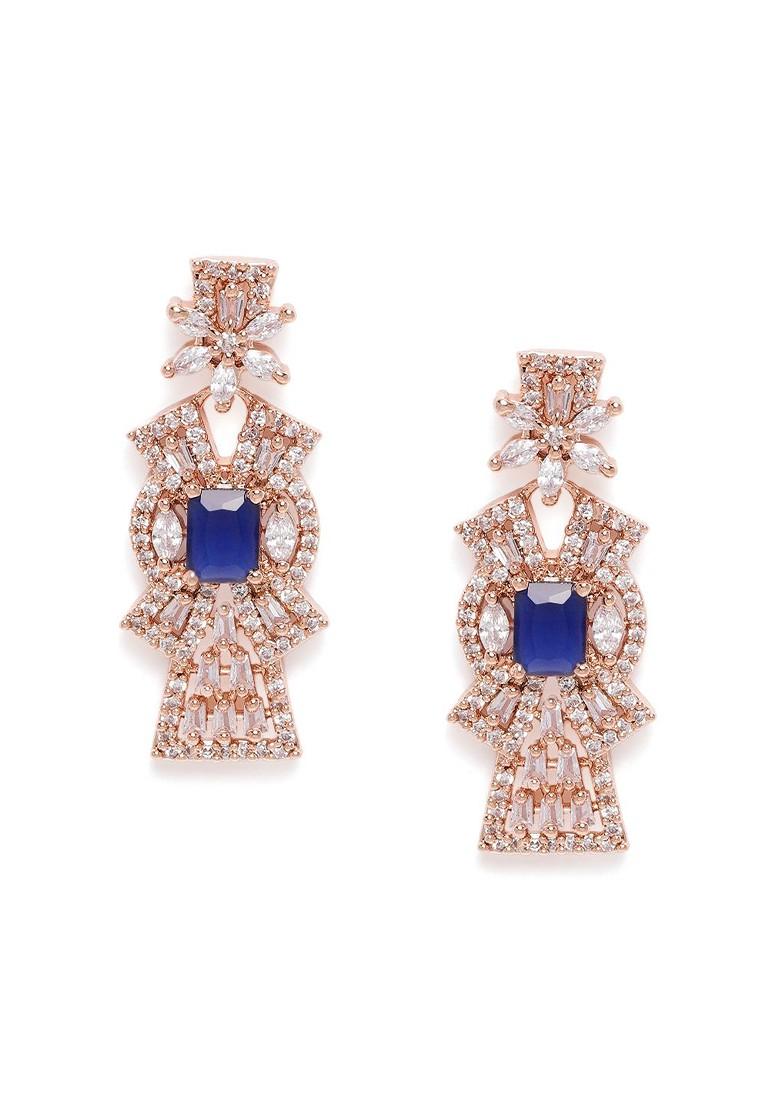 Blue Solid Jewellery Earrings
