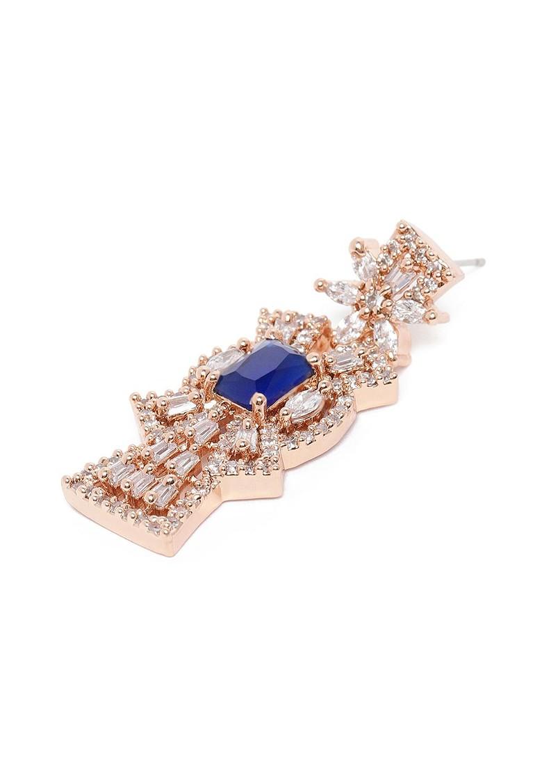 Blue Solid Jewellery Earrings