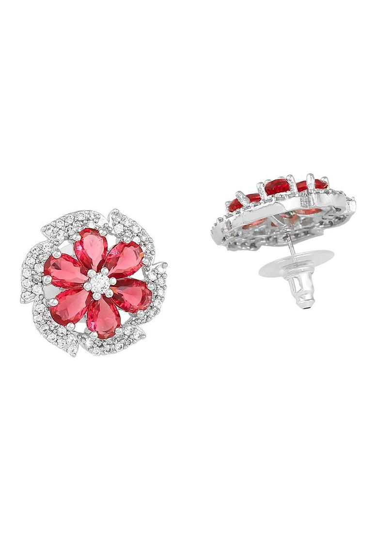 Pink Studded Jewellery Earrings
