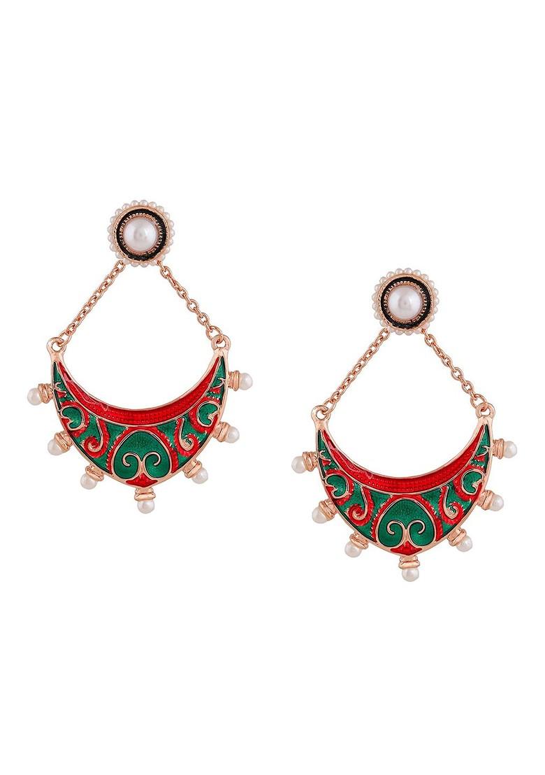 Rose Gold Solid Gold Plated Earrings