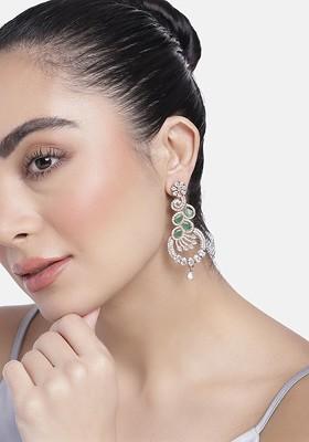 Rose Gold Teardrop Shaped Gold Plated Earrings