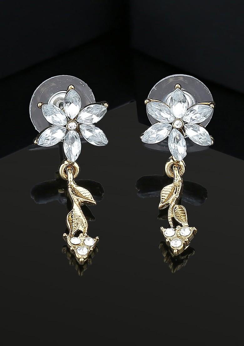 Gold Solid Gold Plated Earrings