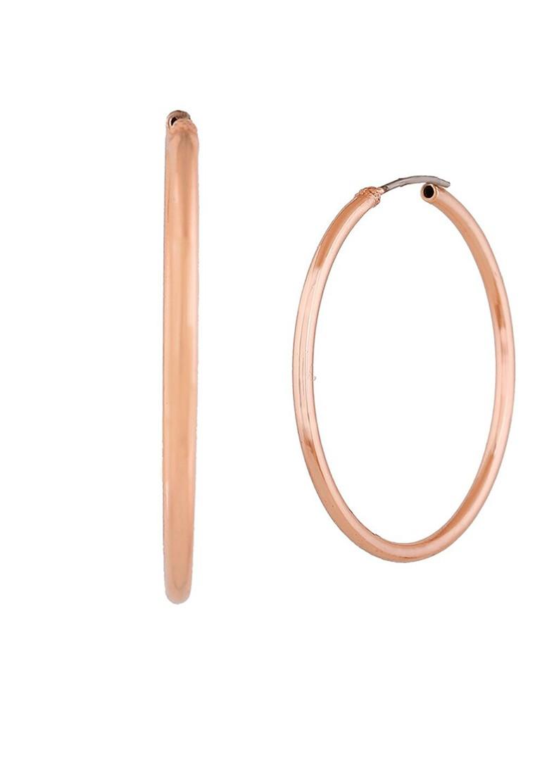 Rose Gold Solid Gold Plated Earrings