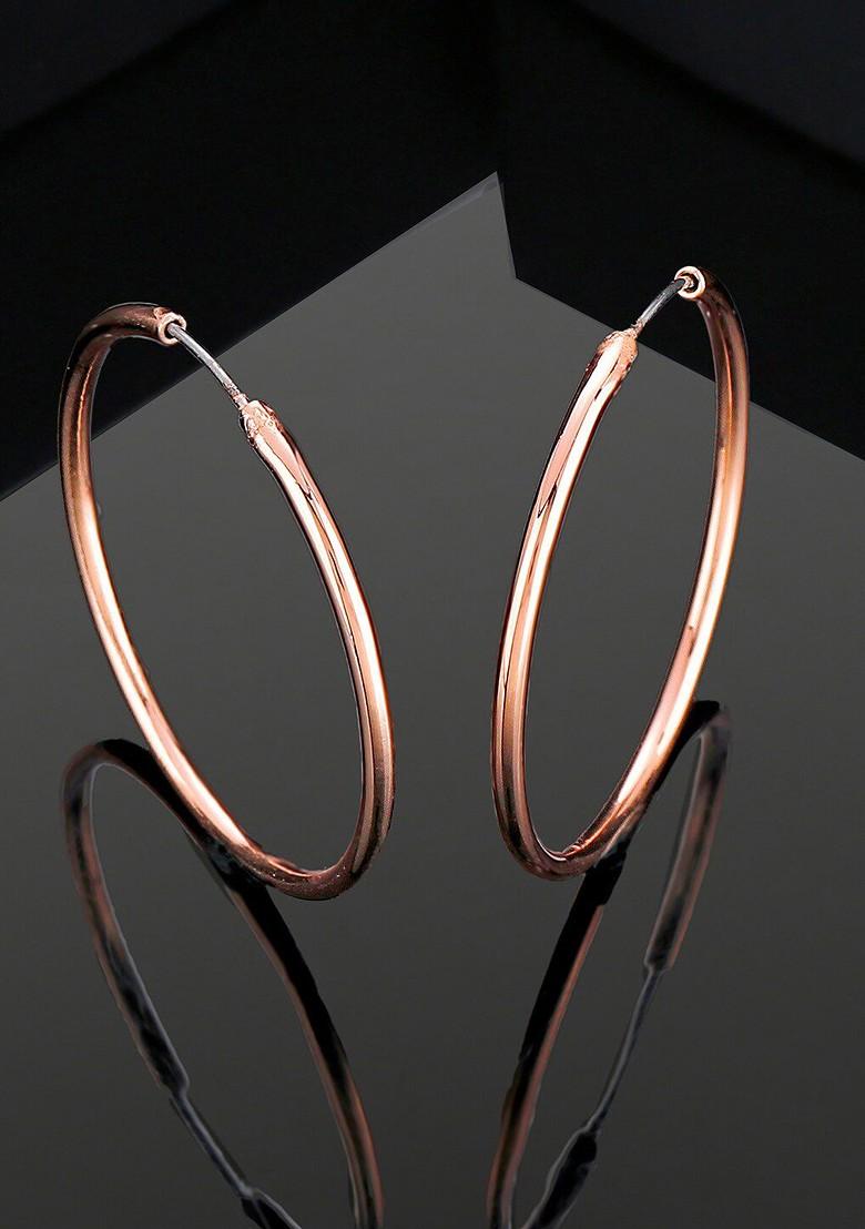 Rose Gold Solid Gold Plated Earrings