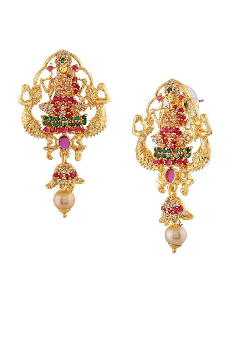 Gold Solid Gold Plated Earrings