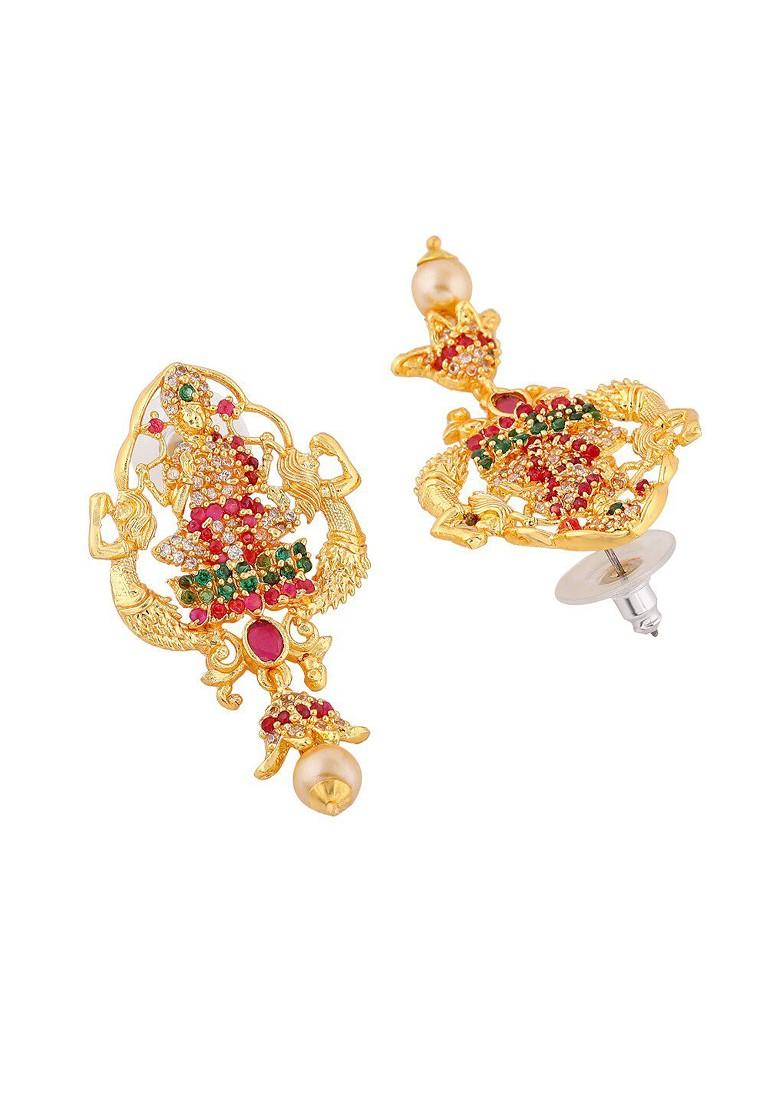 Gold Solid Gold Plated Earrings