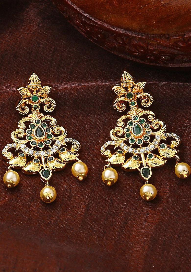 Gold Solid Gold Plated Earrings