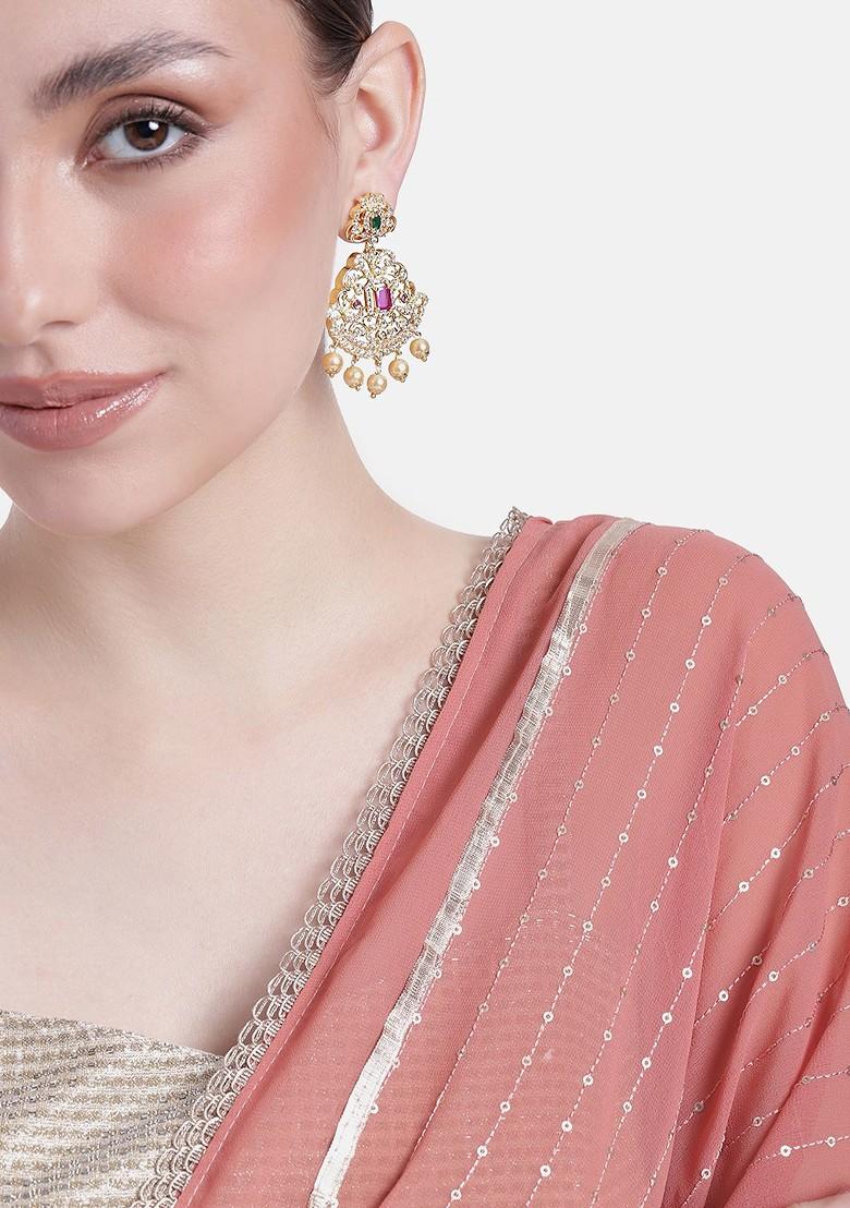 Gold Solid Gold Plated Earrings