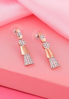 Rose Gold Solid Gold Plated Earrings