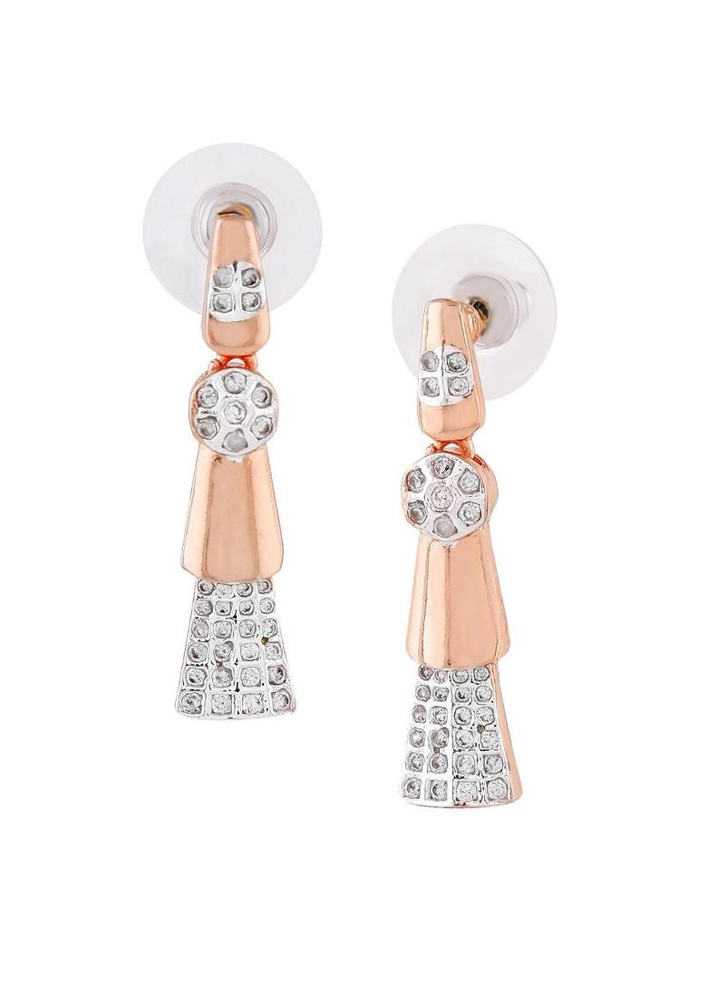 Rose Gold Solid Gold Plated Earrings