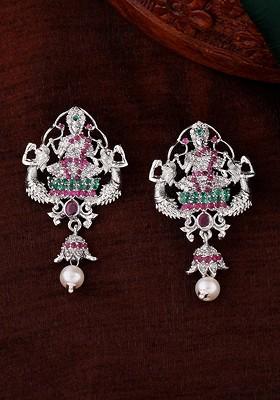 Pink Solid Jewellery Earrings