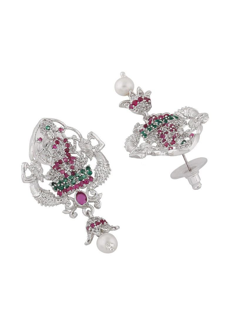 Pink Solid Jewellery Earrings