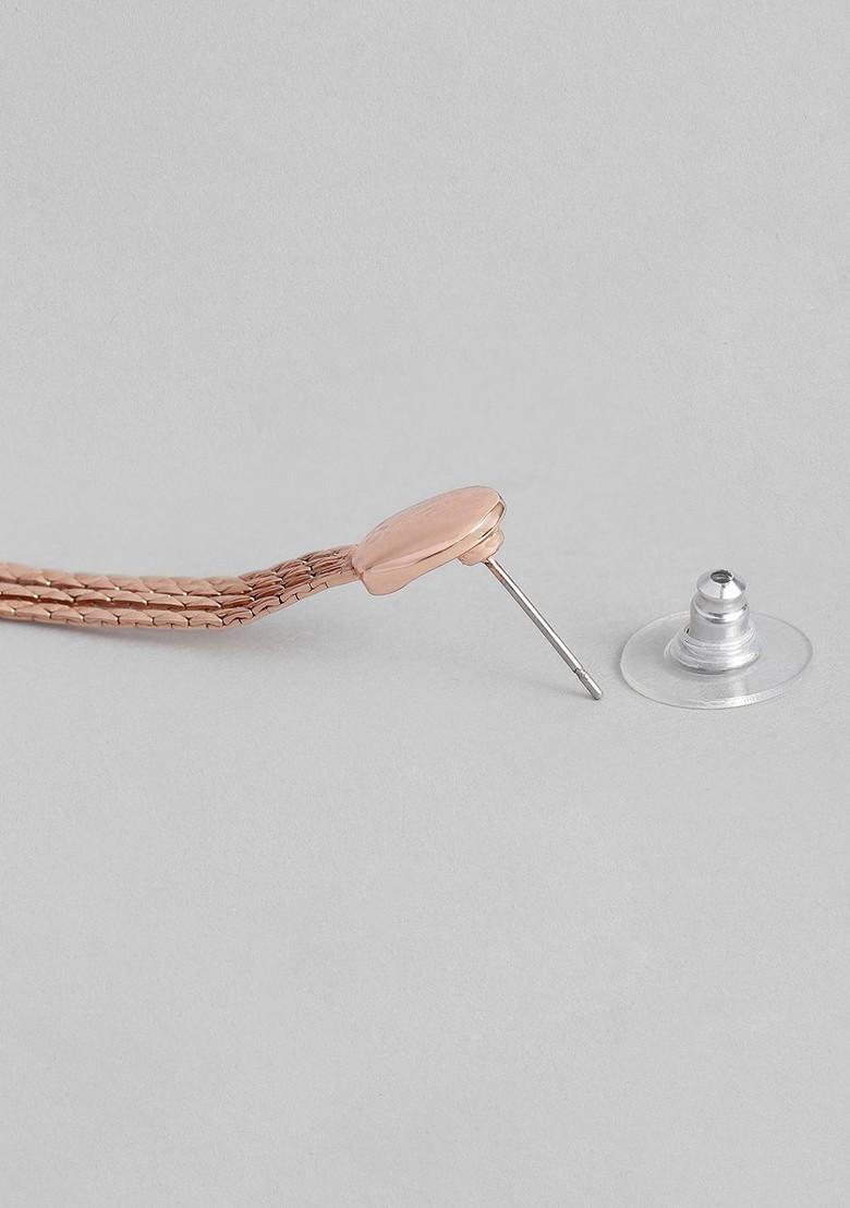 Gold Solid Gold Plated Earrings