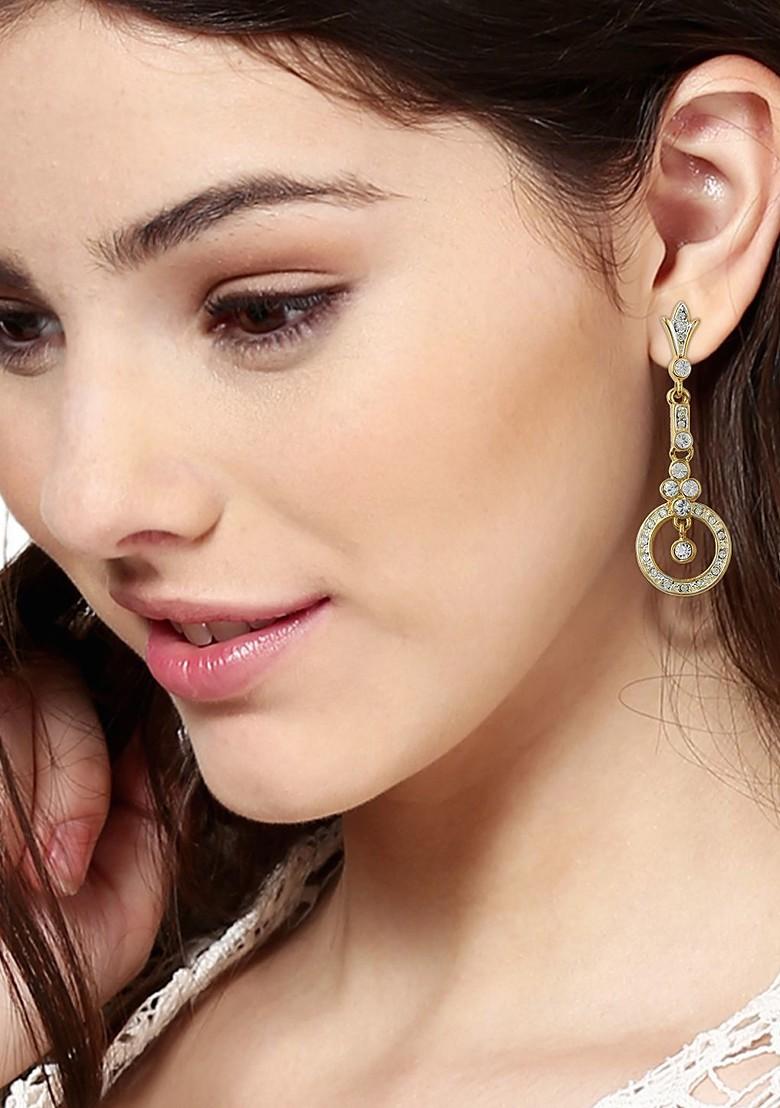 Gold Solid Gold Plated Earrings