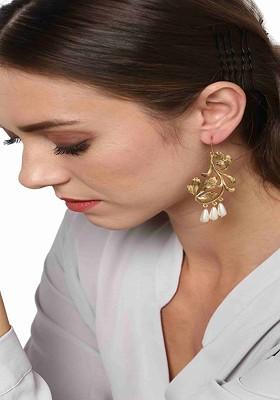 Gold Solid Gold Plated Earrings